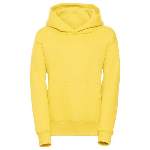 Russell Europe Kids Hooded Sweatshirt Yellow